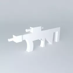 gun Free 3D model