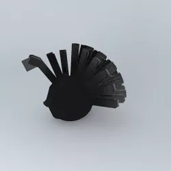 head (punk head) Free 3D model