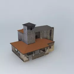 Hernialde Church Free 3D model