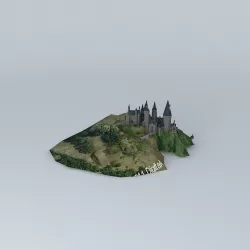 Hogwarts School of Witchcraft and Wizardry Free 3D model