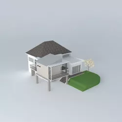 House 2 FL P204 Free 3D model
