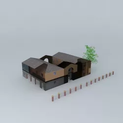 House Number 1 Free 3D model