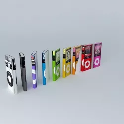 iPod nano Free 3D model