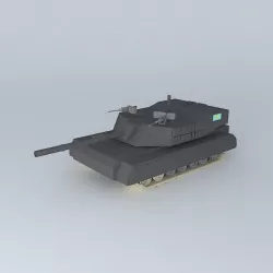 kara dau prototype tank Free 3D model