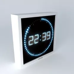 Karlsson Wall Clock - LED The Time Roll Free 3D model