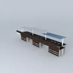Kit 006 Mesa Self Service por: Alex Marques Free 3D model