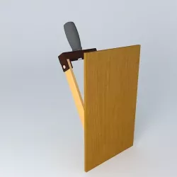 Knife Switch dual throw Free 3D model