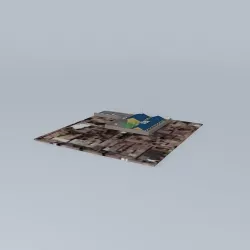LDS, Mormon Chapel Meeting Center, Bermejillo, Durango, Mexico Free 3D model