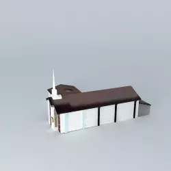 LDS. Reunion Center Mormon Chapel Stake Atlixco, Puebla, Mexico. Free 3D model
