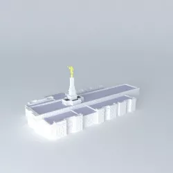 LDS. Temple Fresno California Templo Mormon. 78th. operating ... Free 3D model