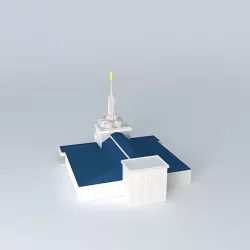 LDS. Templo Mormon, Apia Samoa Temple,22nd operating temple Free 3D model