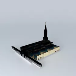 LDS. Templo Mormon,Toronto Ontario 44th.operating Temple Free 3D model