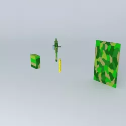 M16 ViperCode concept M16 textured Free 3D model