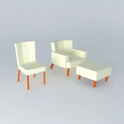 mini sofa Free 3D model