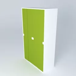 Mobile glass doors Free 3D model