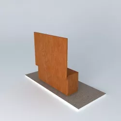 Model Rack Panel TV Free 3D model
