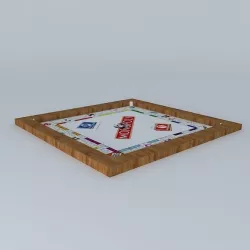 Monopoly game board Free 3D model