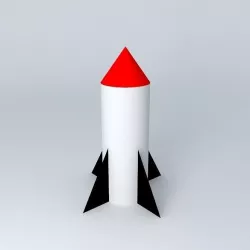 mystery missile Free 3D model