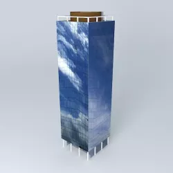 North Tower Free 3D model