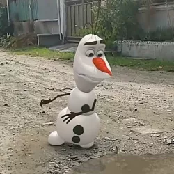 Olaf Dancing Animation Free 3D model