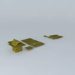 Owl Box pole top design Barn Owl Free 3D model