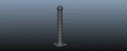Palm Tree Trunk Free low-poly  3D model