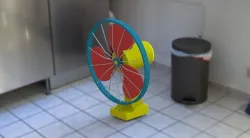Playful Table Fan Free 3D model