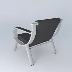 Poltrona Waiting chair Free 3D model