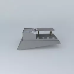 Posto petrol Free 3D model