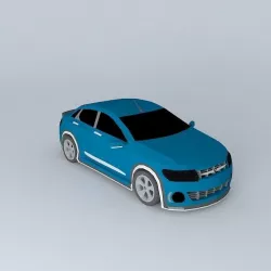 Proton Saga 2013 Concept GTi Free 3D model