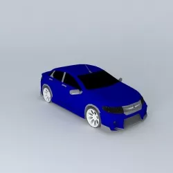 Proton Saga 2013 Concept Tuned Free 3D model