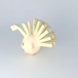 punk head  Free 3D model