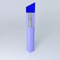 Quartz tower Free 3D model