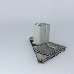 Radisson SAS Scandinavia Hotel, Oslo Free 3D model