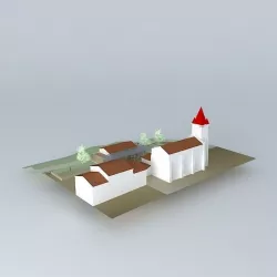 renovation and extension room communal celebrations Free 3D model