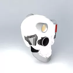 Robot skull Free 3D model