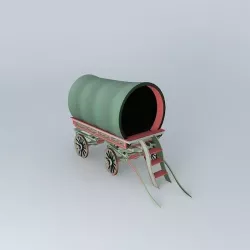 Romany Caravan BowTop Style Free 3D model