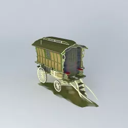 Romany Caravan LEDGE Excec Style Free 3D model