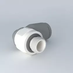 Round male angled stitching Free 3D model