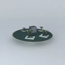 Round residual cube Free 3D model