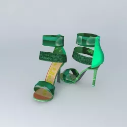 SAM EDELMAN Zip Fastener Heel's 3 of 5 Colours Free 3D model