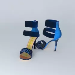 SAM EDELMAN Zip Fastener Heels 2 of 5 Colours Free 3D model