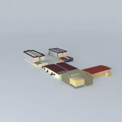 Secondary Education Institute Sancti Petri Free 3D model