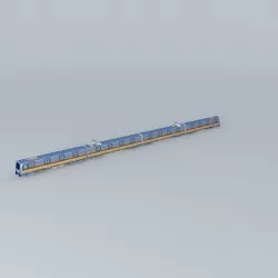 Shanghai Metro Line5 AC04 TrainALSTOM SH Company Free 3D model