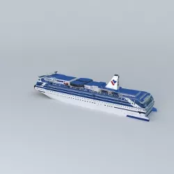 Silja Festival cruiseferry Free 3D model