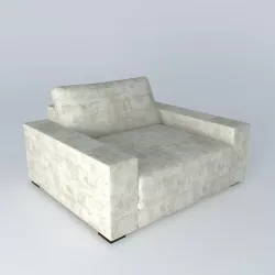 Simple armchair Free 3D model