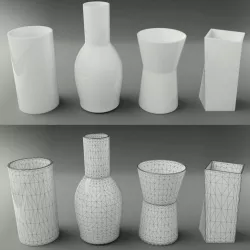 Simple Vases Free 3D model