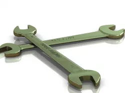 Simply a wrench Free 3D model