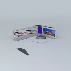 SKY News Studio Free 3D model
