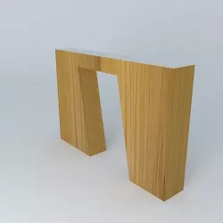 SLANTED DOORWAY Free 3D model